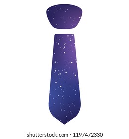 An Illustrated Icon Isolated on a Background - Tie