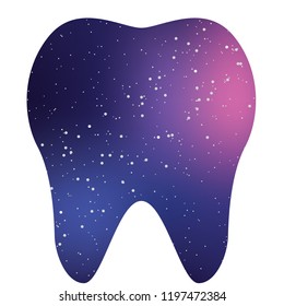 An Illustrated Icon Isolated on a Background - Tooth