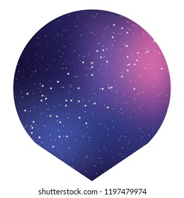 An Illustrated Icon Isolated on a Background - Short Map Pointer
