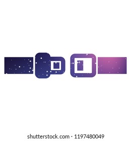 An Illustrated Icon Isolated on a Background - Seatbelt Light-30