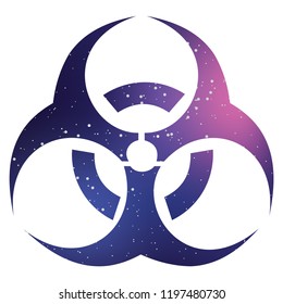 An Illustrated Icon Isolated on a Background - Radio Active Rounded