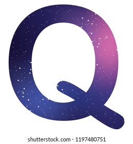 An Illustrated Icon Isolated on a Background - Q