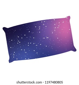 An Illustrated Icon Isolated on a Background - Pillow