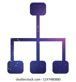 An Illustrated Icon Isolated on a Background - Network
