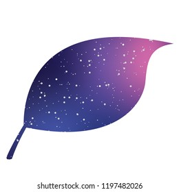 An Illustrated Icon Isolated on a Background - Leaf