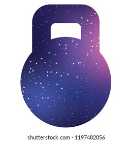 An Illustrated Icon Isolated on a Background - Kettle Bell