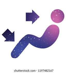 An Illustrated Icon Isolated on a Background - Foot well and Face Fans