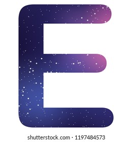 An Illustrated Icon Isolated on a Background - E