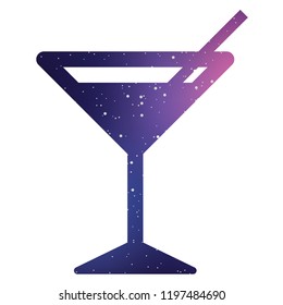 An Illustrated Icon Isolated on a Background - Cocktail
