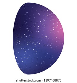 An Illustrated Icon Isolated on a Background - Moon

