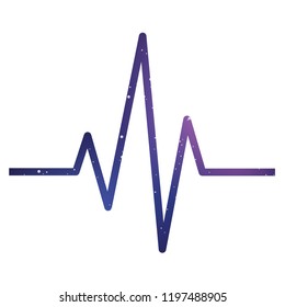 An Illustrated Icon Isolated on a Background - Heartbeat