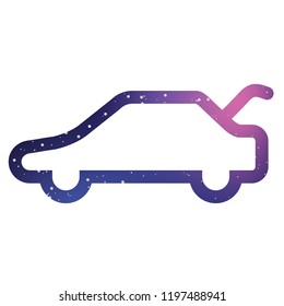 An Illustrated Icon Isolated on a Background - Boot Open Light