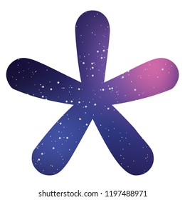 An Illustrated Icon Isolated on a Background - Blobbed Star