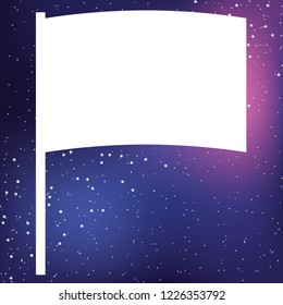 An Illustrated Icon Isolated on a Background - Arc Flag