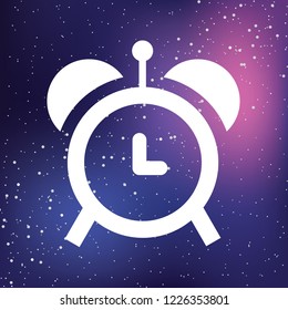 An Illustrated Icon Isolated on a Background - Alarm