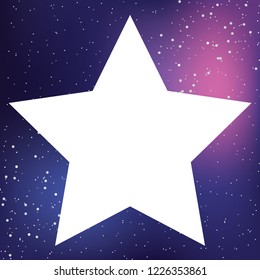 An Illustrated Icon Isolated on a Background - 5 Pointed Star