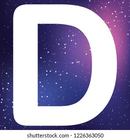 An Illustrated Icon Isolated on a Background - D