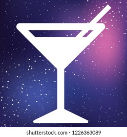 An Illustrated Icon Isolated on a Background - Cocktail