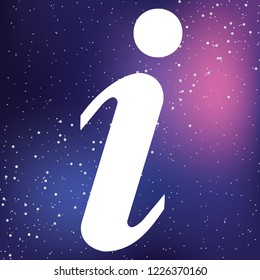 An Illustrated Icon Isolated on a Background - Information