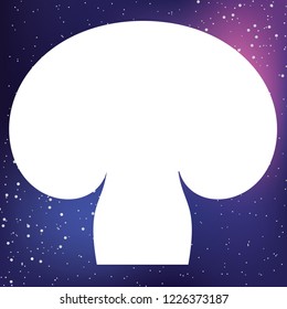 An Illustrated Icon Isolated on a Background - Mushroom