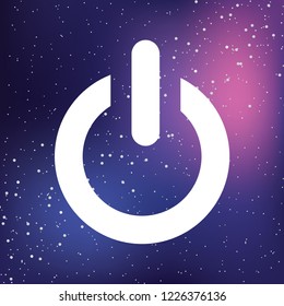 An Illustrated Icon Isolated on a Background - Power