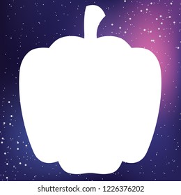 An Illustrated Icon Isolated on a Background - Pepper