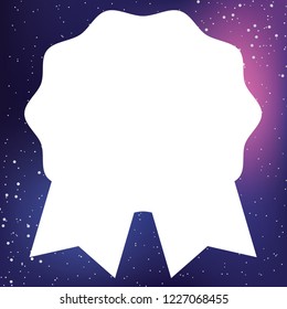 An Illustrated Icon Isolated on a Background - Rosette