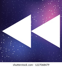 An Illustrated Icon Isolated on a Background - Rewind