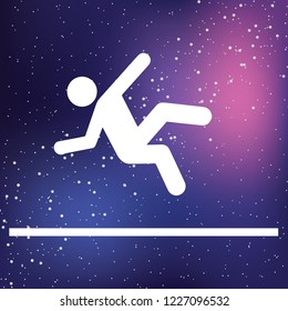 An Illustrated Icon Isolated on a Background - Slippy Surface