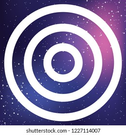 An Illustrated Icon Isolated on a Background - Target