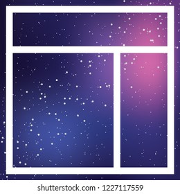 An Illustrated Icon Isolated on a Background - Web Wireframe Split Top and Left