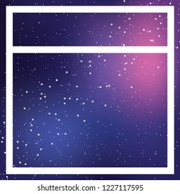 An Illustrated Icon Isolated on a Background - Web Wireframe Split Top