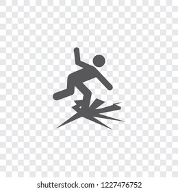An Illustrated Icon Isolated on a Background - Thin Ice