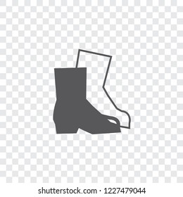 An Illustrated Icon Isolated on a Background - Safety Boots