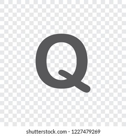 An Illustrated Icon Isolated on a Background - Q