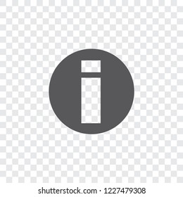 An Illustrated Icon Isolated on a Background - Round Info