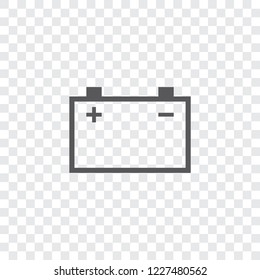 An Illustrated Icon Isolated on a Background - Large Battery