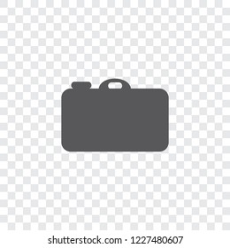 An Illustrated Icon Isolated on a Background - Point and Shoot Camera