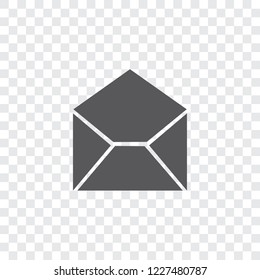 An Illustrated Icon Isolated on a Background - Mail Read