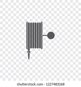 An Illustrated Icon Isolated on a Background - Fire Hose
