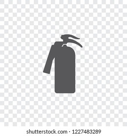 An Illustrated Icon Isolated on a Background - Fire Extinguisher