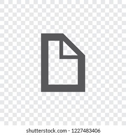 An Illustrated Icon Isolated on a Background - Document Folded Corner