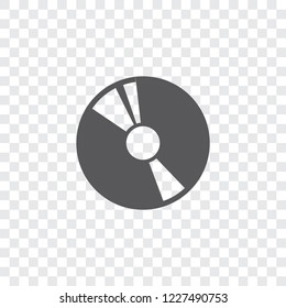 An Illustrated Icon Isolated on a Background - CD