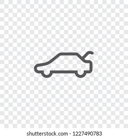 An Illustrated Icon Isolated on a Background - Boot Open Light