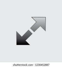 An Illustrated Icon Isolated on a Background - Zoom In