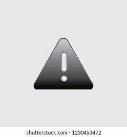 An Illustrated Icon Isolated on a Background - Triangle Information