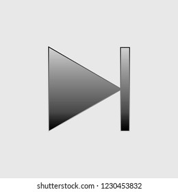 An Illustrated Icon Isolated on a Background - Step Forward