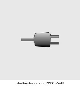 An Illustrated Icon Isolated on a Background - Plug