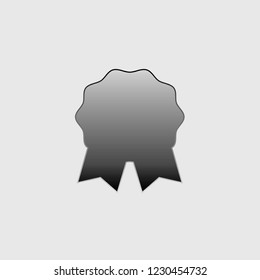 An Illustrated Icon Isolated on a Background - Rosette