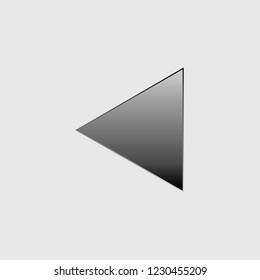 An Illustrated Icon Isolated on a Background - Play Back